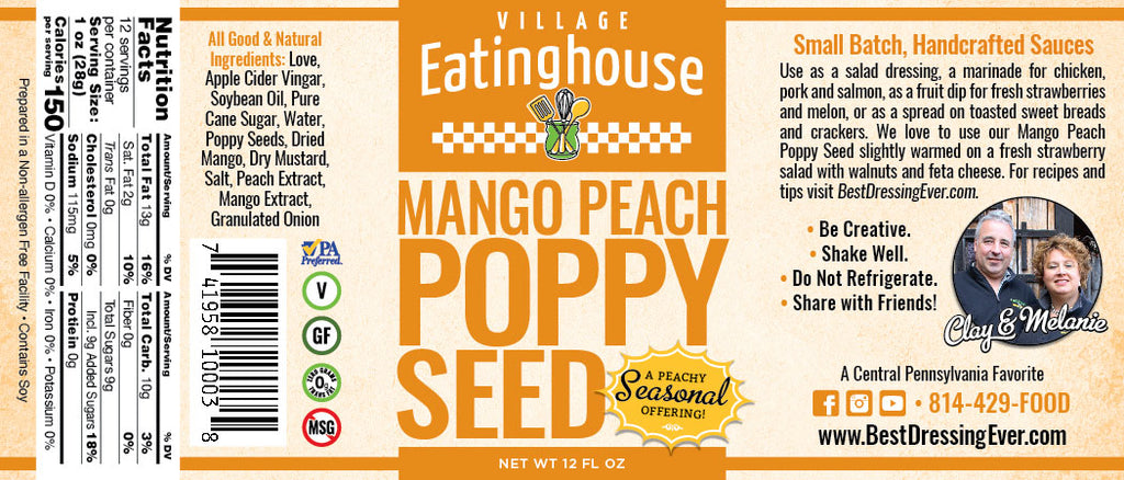 Mango Peach Poppy Seed - Limited Time!